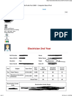 Electrician 2nd Year: All India Trade Test 2020 - Computer Based Test