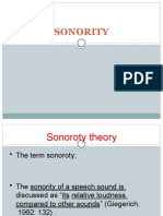 Sonority