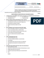 Questionário de expectativas e socioeconômico de escola técnica