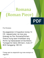 Pax Romana (Roman Piece)