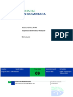 Modul 09 - Organisasi Dan Arsitektur Komputer