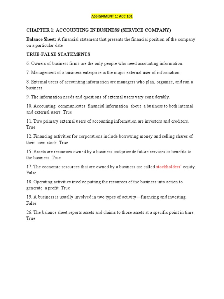 Understanding Equity and Assets in Accounting | PDF | Business | Equity ...