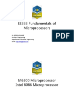 EE333 Fundamentals of Microprocessors
