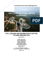 "Sky Park in Picnic Grove Tagaytay": TOUR 101 - Recreational and Leisure Management