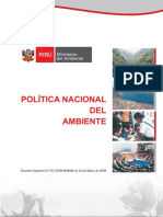 2003 Política Nacional Del Ambiente