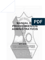 Manual de Proced - Admin. 2017 2018