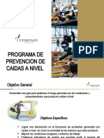 Capacitacion Programa de Prevencion a Caidas a Nivel