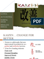 Benefits of Kaizen 3 by Group