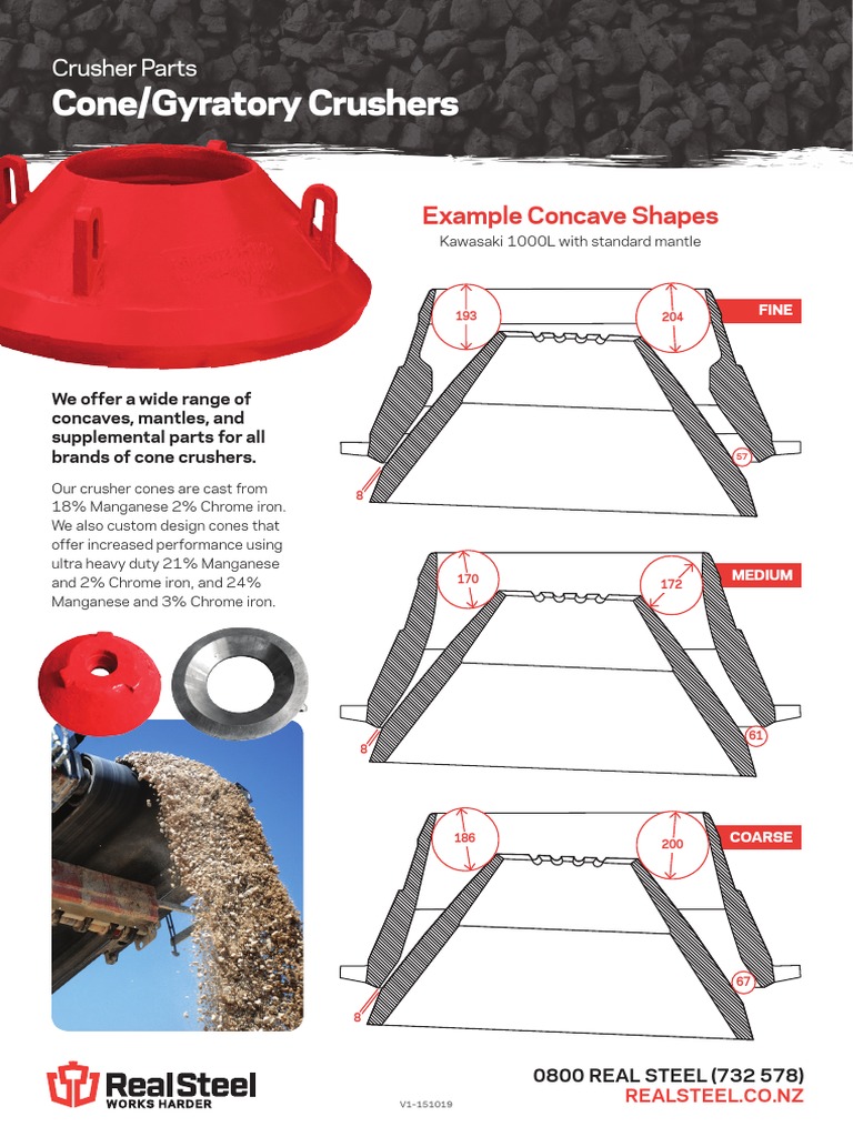 Cone & Gyratory Crusher Parts Guide | PDF | Energy Conversion
