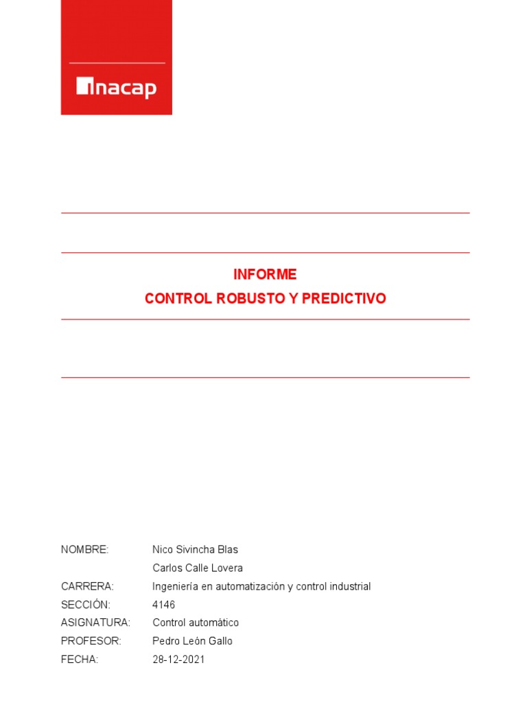 3ra - Eva Control - Automatico | PDF | Sistema de control | Ecuaciones