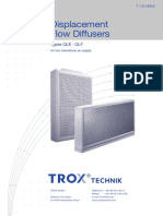 Displacement Flow Diffusers: Types QLE QLF