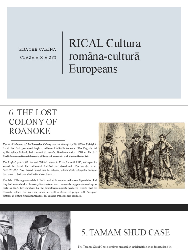Unsolved Historical Mysteries | PDF | Jack The Ripper | Roanoke Colony