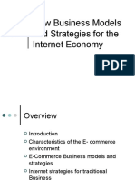 New Business Models and Strategies For The Internet Economy