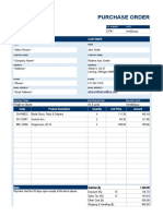 Purchase Order Template 01 - TemplateLab