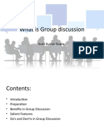 What Is Group Discussion: Sunil Kumar Gupta