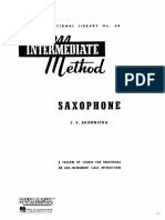Metodo de Saxophone - Intermediate - Rubank