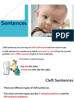 Cleft Sentences Explained