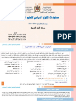 اللغة العربية - المنهاج الدراسي الجديد للابتدائي - ملخص