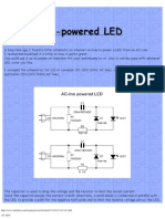 AC Powered LED
