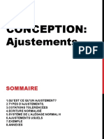 Conception: Ajustements