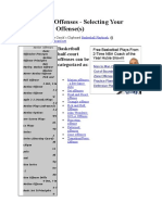 Seleting Of, Def, Plays and