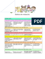 Rubrica de Evaluación