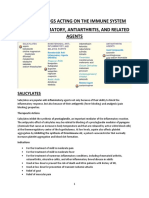 Unit 07: Drugs Acting On The Immune System Anti-Inflammatory, Antiarthritis, and Related Agents