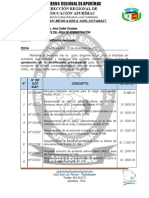 Certificación presupuestal UGEL Cotabambas
