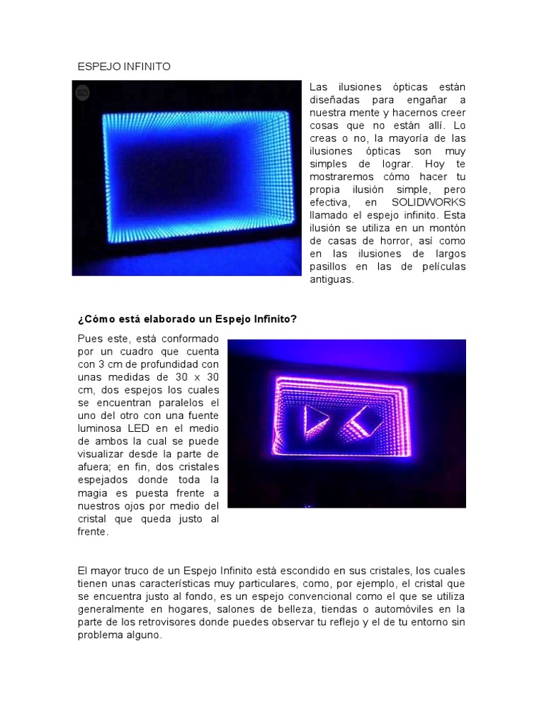 Espejo Infinito, PDF, Diodo emisor de luz