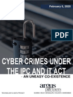 Cyber Crimes Under The Ipc and It Act: - An Uneasy Co-Existence