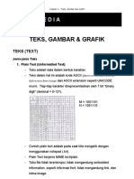 MULTIMEDIA - Pertemuan III - Teks, Gambar &amp Grafik