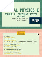 Week 2 Physics Notes