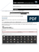 UPLOAD CREATIVES