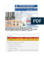 O Nstruction of 418 (114 Super Hig & 304 Hig) Multistoried Residential Flats (Stilt + 19 Floors)