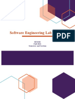 Software Engineering Lab Manual: SEN102 Fall 2021 Semester and Section