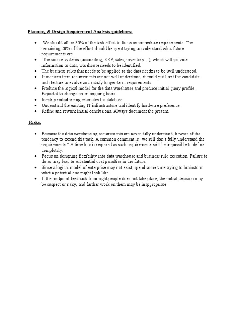 TECHNICAL DESIGN DOCUMENT TEMPLATE FOR DATA WAREHOUSE visual data 6