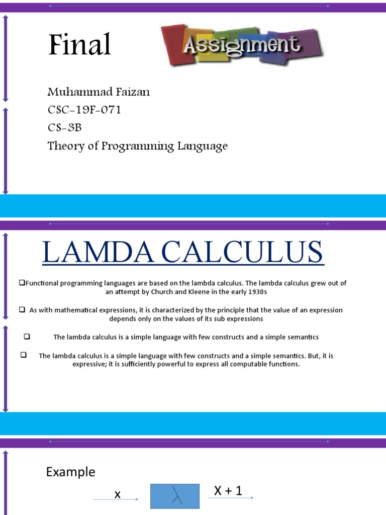 Lambda Calculus and Programming Concepts | PDF | Mathematical Logic ...