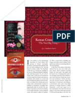 Crime Novels in Korea Article