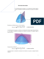 Derivadas direccionales máx y mín