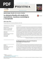Relevancia Filosófica Del Estudio de La Esquizofrenia