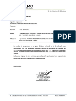 Informe 013-2021. Sustento de Gastos Incurridos en Paralizacion de Obra