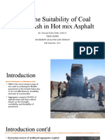 Title:-The Suitability of Coal Bottom Ash in Hot Mix Asphalt