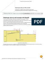 Diaphragm (Slurry) Wall Example - DeepEx
