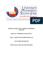 Artikel Konsep:Unit 6 Model Pendidikan Inklusif