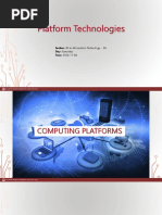 Platform Technologies - P2