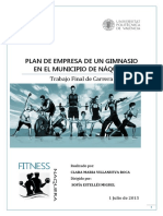 Tfc - Villanueva Roca c.m - Plan de Empresa de Un Gimnasio