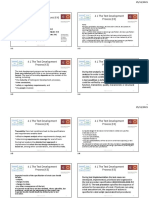 Test Design Techniques (K4) 4.1 The Test Development Process (K3)