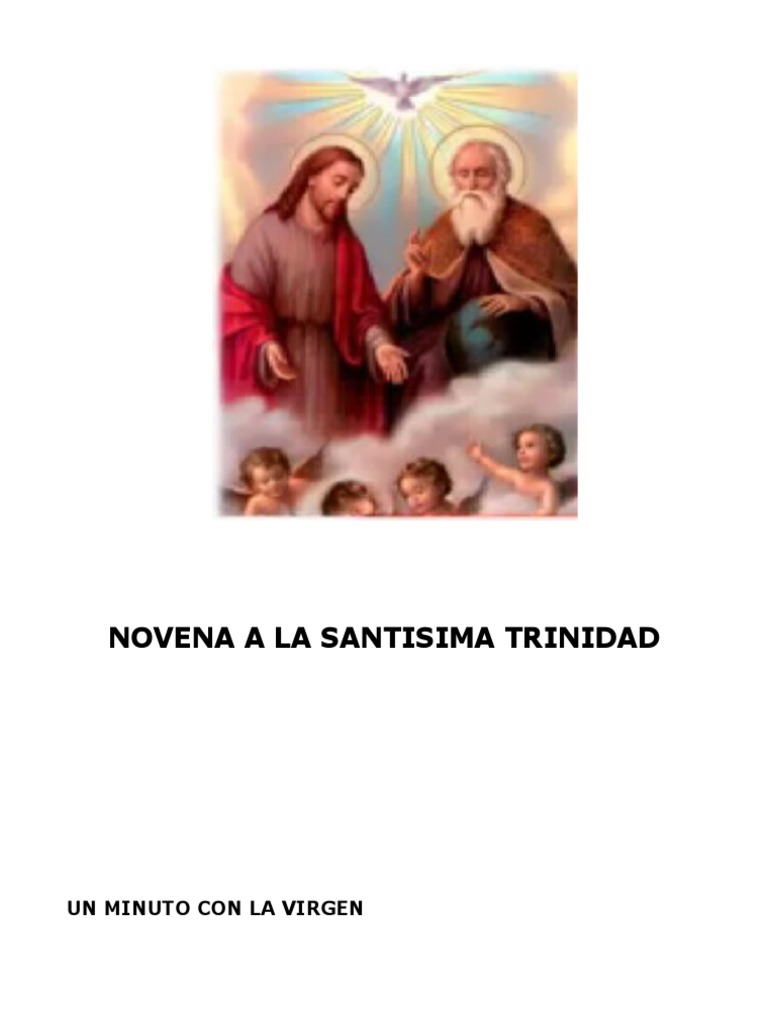 Novena a la Santísima Trinidad | PDF | María, madre de Jesús | Jesús