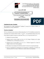 Examen 2 Microeconomie S1