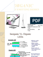 Light Emitting Diodes: Organic